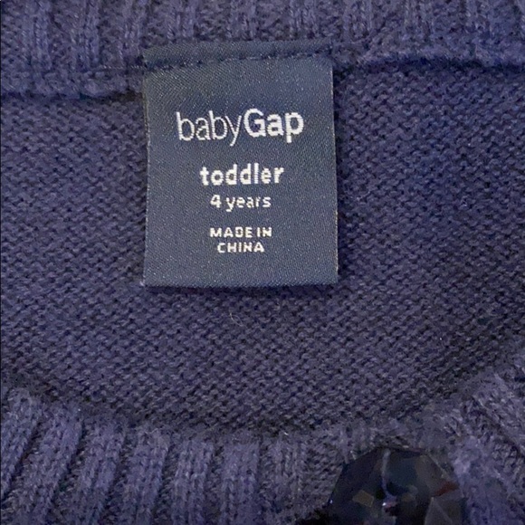Baby Gap navy blue cardigan - Picture 3 of 5